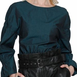 Walter Baker | Chester Long Sleeve Top | Teal | M